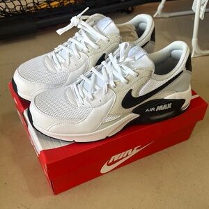 Nike Black and White Sneakers with Air Max Design